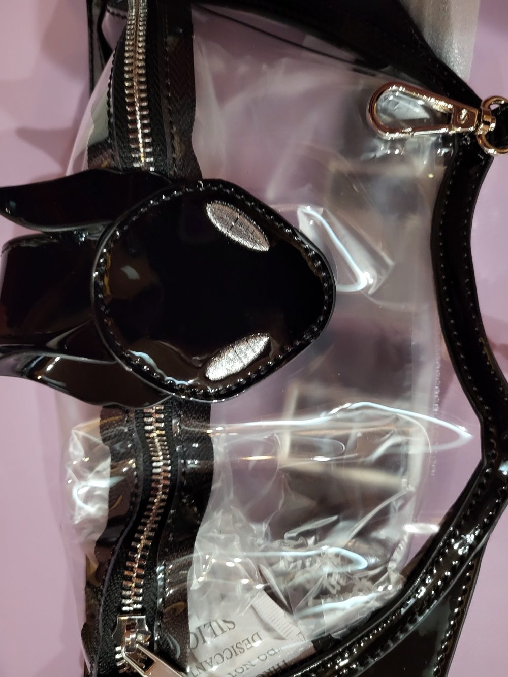Foxblood clear bat fanny pack - Picture 2 of 5